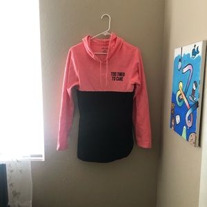 too tired to care hoodie